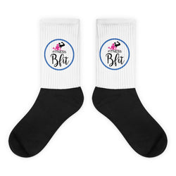 Black foot socks